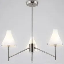 Подвесная люстра Ambrella light LH57121/3 SN/FR (никель/белый матовый)