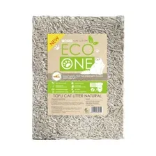 Наполнитель для туалета растительный комкующийся ECO ONE Тофу соевый натуральный 6 л, 2,5 кг (6972540780794)