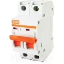 Выключатель автоматический TDM ВА 47-29 2Р 5А (C) 4.5кА / SQ0206-0088