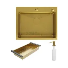 Мойка стальная ROXEN Simple 560220-60G PVD