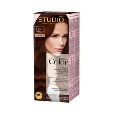 Крем-краска для волос "Ultima Color" тон: 7.45, яркий медный