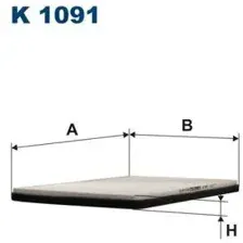 Салонный фильтр Filtron K1091
