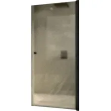 Душевая дверь MaybahGlass 60x198 MGD-799-6 (бронзовое матовое стекло/черный)