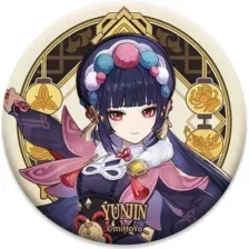 Значок miHoYo Liyue Harbour Character Can Badge Yun Jin GEN112
