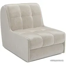 Кресло-кровать Мебель-АРС Барон №2 (бархат, бежевый Star Velvet 6 Light Beige)