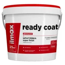 Шпатлевка готовая выравнивающая ilmax ready coat start-finish 5 кг.