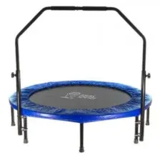 Батут для фитнеса ATLAS SPORT 122 см с ручкой на пружинах