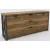 Комод Hype Mebel Цезарь 120x40 (черный-дуб галифакс олово)
