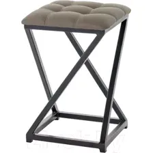 Табурет AMC Comfort 8К1.17 (кожзам капучино/черный)