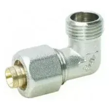 Фитинг APE Угольник 20x1/2" нар. зажимной [3753L01220]