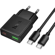 Сетевое зарядное Hoco N73 USB Type-C (черный)