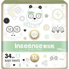 Трусики-подгузники Inseense V5S XL 12-17кг Ins34green (34 шт)