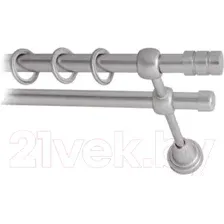 Карниз для штор Lm Decor Цилиндр 088 2р гладкий (сатин, 3.2м)
