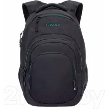 Рюкзак Grizzly RQ-003-31 (черный/бирюзовый)