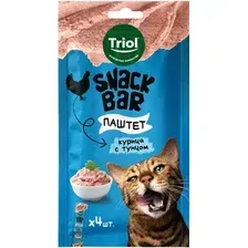 Triol Snack Bar Паштет из курицы с тунцом 40 г