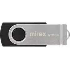 USB flash накопитель Mirex Swivel Black 128Gb (13600-FMURS128)