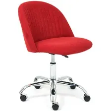 офисное компьютерное кресло Tetchair Melody (флок), бордовый