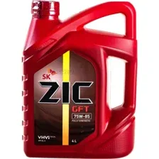 Трансмиссионное масло ZIC GFT 75W85, 162624, 4 л