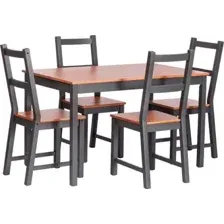 Кухонный стол TetChair Sonata Dining Set (антик/графит)