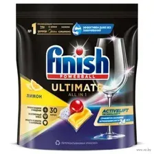 Капсулы для посудомоечных машин "Quantum Ultimate. Лимон" (30 шт.)