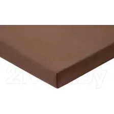 Простыня AlViTek Трикотажная на резинке 140x200 / ПТР-ШОК-140 (шоколад)