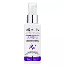 Крем ARAVIA Laboratories с нативным коллагеном Collagen Active Cream SPF 20 омолаживающий , 100 мл