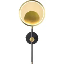 Настенный светильник Odeon Light Denzel, Midcent ODL22 167, 4322/15WL, черный