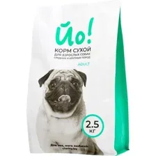 Сухой корм для собак ЙО! Adult для средних и крупных пород 2.5 кг