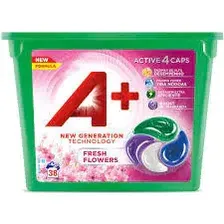 Капсулы для стирки A+ Fresh Flowers (38 шт)