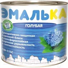 Краска Эмалька ПФ-115 С 2 л (голубой)