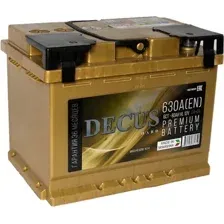 Автомобильный аккумулятор DECUS (1) 630A L2 6CT-60 / 060 255 K01 D (60 А/ч)