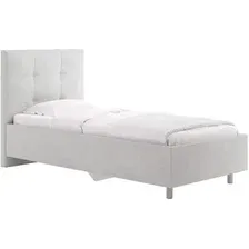 Кровать Сонум Caprice 90x200 (замша пепельный)