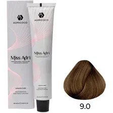 Крем-краска Adricoco Miss Adri 9.0 (100мл, очень светлый блонд)