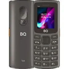 Кнопочный телефон BQ BQ-1862 Talk (серый)