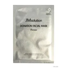 Маска для лица тканевая JMsolution Donation Facial Mask Dream для питания и сияния кожи лица  (37мл)