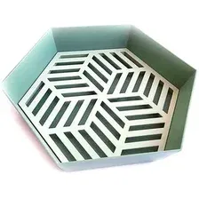 Ваза для фруктов MonAmi 6559 (зеленый)