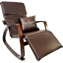 Кресло-качалка Calviano Comfort 1 (коричневый PU)