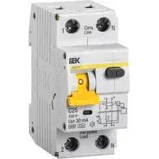 Дифавтомат IEK KARAT АВДТ-32 1P+N C25А 30мА
