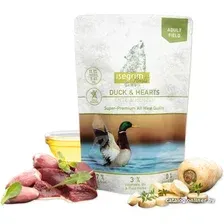 Пресервы Isegrim Adult Fields с уткой, куриными сердечками и овощами 410 г