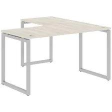Стол угловой Xten-Q XQCT 1415 Silver (L), сосна эдмонт