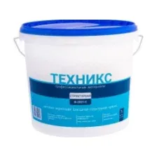 Краска Техникс Структурная Ф-2001С P 7 кг (белый)