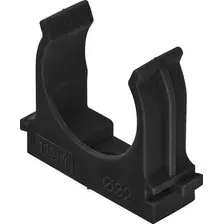Крепеж-клипса для трубы TDM SQ0405-8114 (25шт, черный)