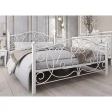 Кровать Князев Мебель Виктория 160x200 ВЯ.160.200.Б (белый муар)