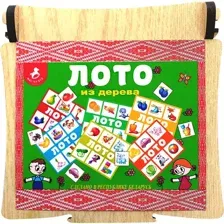 Развивающая игра Мастер Вуд Лото / DL1