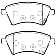 Тормозные колодки HSB HP9716
