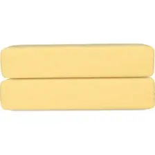 Простыня Tkano Essential TK24-FS0030 на резинке (светло-желтый)
