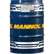 Моторное масло Mannol TS-7 Blue 7107 10W40 CK-4 E6 / MN7107-60 (60л)