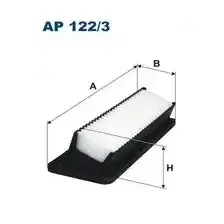 Фильтр воздушный FILTRON AP 122/3