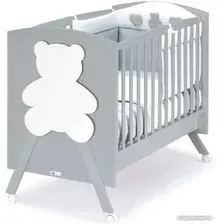 Классическая детская кроватка CAM Lettino Orso Polly G216 (серый)