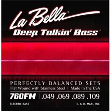 Струны для бас-гитары La Bella 760FM